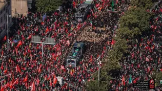 اعلام زمان پایان مراسم تشییع در تهران