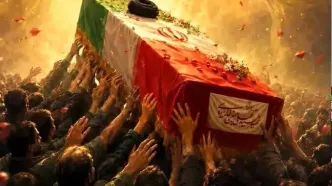 آغاز مراسم وداع با پیکر مطهر رهبر شهید انقلاب در مسجد جمکران/ پرچم‌های سرخ انتقام یالثارات الحسین برافراشته شدند/ ویدئو