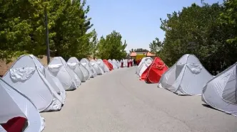 اسکان زائران مراسم وداع در۹۵۰ بوستان پایتخت