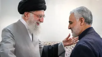 نقطه پایان/ ساعت ۱:۲۰ دقیقه لحظه شهادت سردار سلیمانی رهبر شهید به خاک سپرده شد
