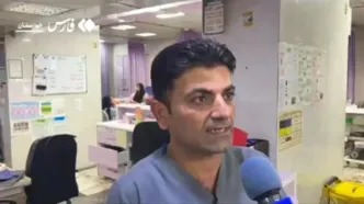 تصاویری از حمله آمریکا به اطراف بیمارستان شهید بقایی اهواز