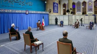 راز گلیم آبی بیت رهبری فاش شد/ ویدئو