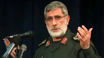 واکنش سردار قاآنی به نماز خواندن بر پیکر رهبر شهید