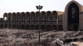 تصاویری از صفوف متراکم نمازگزاران بر پیکر رهبر شهید