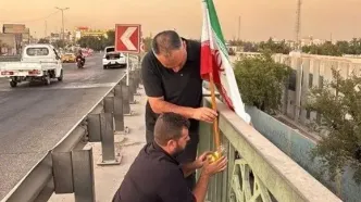 آماده‌سازی خیابان‌ها برای استقبال پیکر رهبر شهید انقلاب توسط مردم عراق/ ویدئو