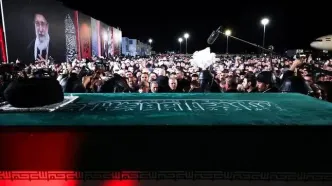 آیین رسمی استقبال از پیکر مطهر رهبر شهید در عراق برگزار شد