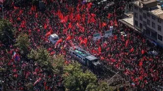 تصویر متفاوت از تشییع رهبر انقلاب در قم