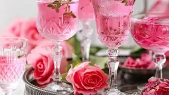 ترفندهای طلایی برای درست کردن شربت گل محمدی مجلسی و خوش‌رنگ