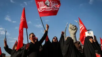 تصاویر مراسم تشییع پیکر رهبر شهید انقلاب در تهران