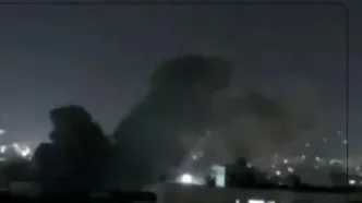 ویدئوی حمله به پل کهورستان در هنگام تردد خودروها
