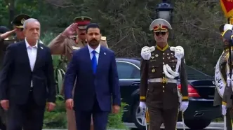 استقبال رسمی پزشکیان از نخست وزیر عراق