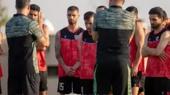 یک پرسپولیسی در تمرین فولاد کتک خورد