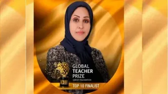 فیلم سفر در زمان / خانم معلم ایرانی در جمع ۱۰ معلم برتر جهان جایزه یک میلیون دلاری برای فداکاری بزرگ !