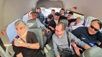 هواپیمایی از تهران به آبادان / چند چهره به جنوب رفتند + عکس