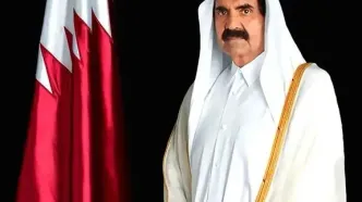پیکر امیر سابق قطر به خاک سپرده شد/ ویدئو