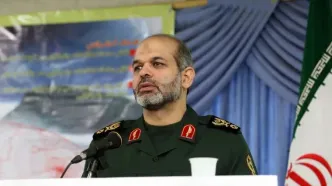 عکس/ حضور سردار وحیدی در مصلی تهران