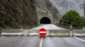 جاده هراز تا ۲۰ مرداد شب‌ها مسدود است