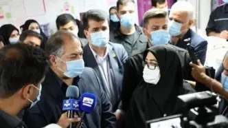 بازدید سخنگوی دولت از بیمارستان شهید بقایی ۲ اهواز در پی حمله اخیر