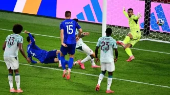 لحظه جنجالی و باورنکردنی دیدار پرتغال و کرواسی!