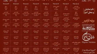 جدول دهمین همایش روایت راهیان منتشر شد