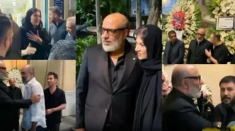 نگاهی به حضور بازیگران در مراسم ختم مادر ریما رامین فر / از جواد عزتی و محسن تنابنده تا نسرین نصرتی و فریبا نادری