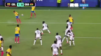 ویدیو: خلاصه بازی کلمبیا 1 - غنا 0