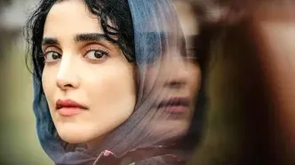 کت 2 سایز گشاد الهه حصاری بازیگر جوان ایرانی جلب توجه کرد