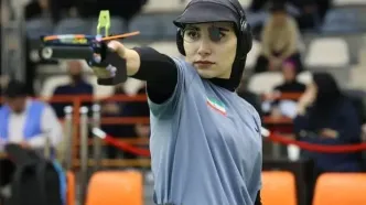 مدال برنز هانیه رستمیان در تپانچه ۱۰‌متر