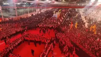 ویدئو؛ لحظه ورود پیکر رهبر شهید به بین الحرمین