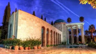 سفر به ایران قدیم؛ منظرۀ آرامگاه سعدی در شیراز در حدود 60 سال قبل