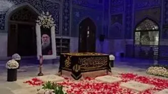 اولین تصاویر از مزار رهبر شهید در رواق دارالذکر