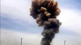 یک منطقه در خنداب هدف قرار گرفت