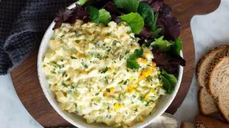 طرز تهیه سالاد تخم مرغ، سالاد خوشمزه و سرشار از پروتئین