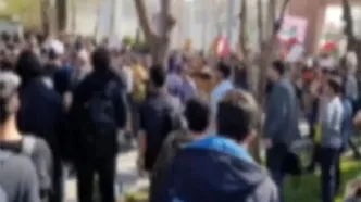 حکم اخراج برای ۲ دانشجوی آتش‌زننده پرچم