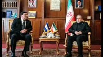 تصاویر؛ عراقچی و وزیر خارجه جمهوری نیکاراگوآ در تهران