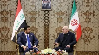 قالیباف در دیدار با نخست وزیر عراق : ایران و عراق با همکاری یکدیگر می‌توانند بسیاری از مشکلات منطقه را حل کنند