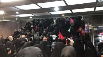ویدئو؛ لغو توقف مترو در ایستگاه مصلی
