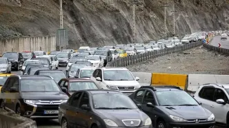 ترافیک سنگین به همراه بارش باران و مه‌گرفتگی در محورهای شمالی