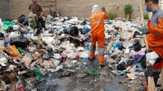 خروج ۶۰ تن زباله از یک منزل مسکونی در بجنورد