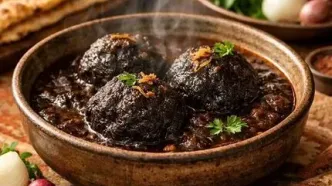 دستور تهیه کوفته سیاه کرمانشاه با طعم و عطر بی‌نظیر
