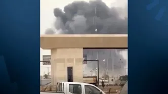 تصویر یکی از شهدای ارتش در حمله آمریکا به شلمچه