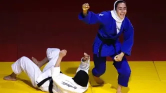 دختر جودوکار ایران قهرمان آسیا شد/ مهسا شکیبایی اولین طلا را دشت کرد
