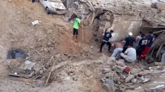 تصویر دلخراش از پیکر شهید ۲ ساله در قشم
