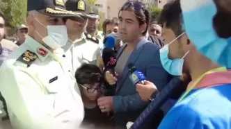 لحظه دستگیری سارقان قمه‌به‌دست در عملیات پلیس