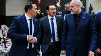 تصاویر: دیدار مارلن مامتعلیف رئیس مجلس قرقیزستان با قالیباف