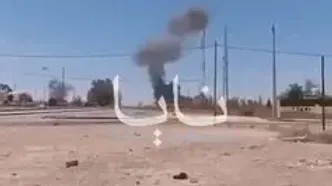 ویدئو؛ لحظه اصابت موشک‌ به عقبه در جنوب اردن
