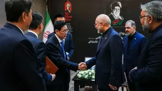 دیدار معاون کنگره خلق چین با قالیباف