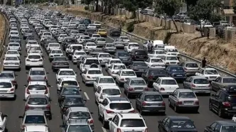 ترافیک سنگین در ورودی‌های تهران و جاده‌های شمال