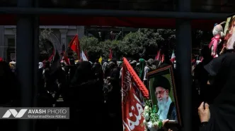مراسم تشییع پیکر مطهر رهبر شهید انقلاب - مشهد