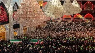 مراسم تشییع رهبر شهید انقلاب در کربلای معلی به پایان رسید